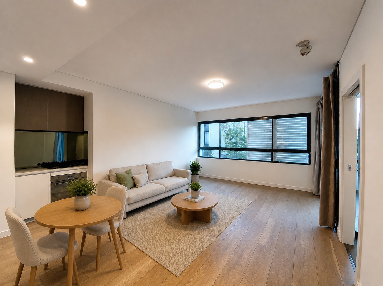 213/97 Dalmeny Avenue Rosebery living and dining area